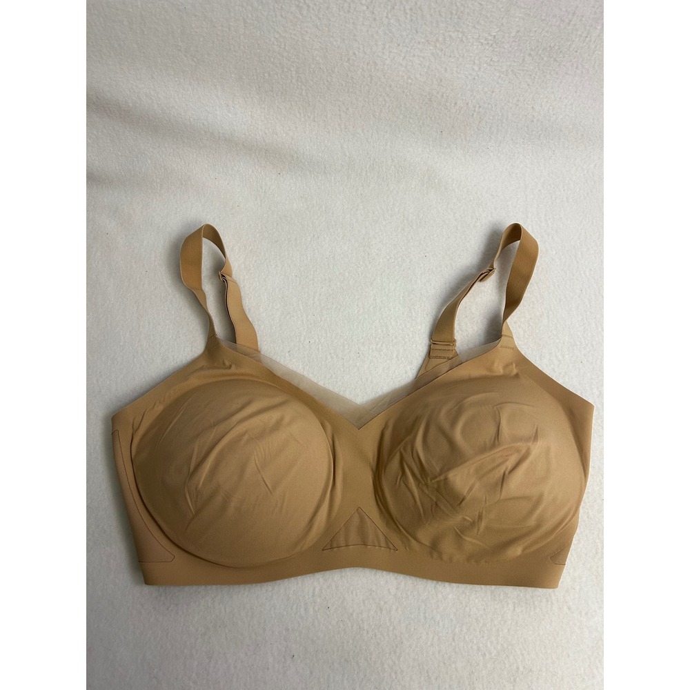 Minimalist Honeylove Women 1X Beige Wireless Lift Bra LWBR0303